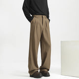 Men's Light Luxury Naples Slim-fit Suit Pants Casual Japanese Retro Premium Quality Elegant Popular Leisure Trousers 2026 Spring