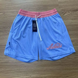 Summer American Jersey Shorts Double-sided Mesh Basketball Shorts Men's Casual Knee Street Shorts Training Quick-dry Half Pants