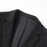 High-end Fashion Casual Suit for Men Autumn and Winter Light Luxury Business Single West Texture Will Be Ironed Men's Suit Coat