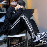 Autumn and Winter Corduroy Straight Trousers Striped Wide Leg Sweatpants for Men Goth Big Size Essential Casual Man Sports Pants