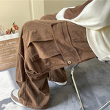 Summer Sports Pants Harajuku Y2k Working Pants for Men Solid Color Men's Cargo Pants Loose Casual Sports Trousers for Men M-3XL