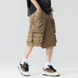 New Summer Men Cotton Cargo Shorts Men American Clothing Casual Breeche Bermuda Beach Jogger Shorts Male