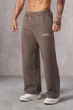2025 American Style New Men's Sports Pants Spring Autumn Outdoor Jogging Muscle Fitness Embroidered Straight Casual Long Pants