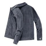 Winter Bomber Jackets Men's Streetwear Motorcycle Corduroy Coats Men's Windbreaker Multi-pocket Cotton Cargo Parkas