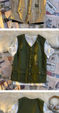 Summer Workwear Vest Men Hong Kong Style High Street Outfit Casual Hip-hop Waistcoat Versatile Loose Sleeveless Jacket
