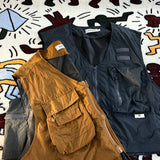 American Outdoor Multi-function Short Vest Jacket Basic Commuting Versatile Vest Cityboy Workwear Waistcoat Aesthetic Urban Chic