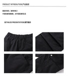 Black Casual Pants Men Fashion Retro Pocket Cargo Pants Men Japanese Streetwear Hip-hop Loose Straight Pants Mens Trousers