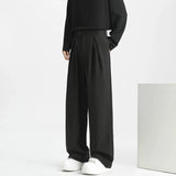 Men's Light Luxury Naples Slim-fit Suit Pants Casual Japanese Retro Premium Quality Elegant Popular Leisure Trousers 2026 Spring