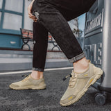 Fashionable casual shoes, plus-size casual mesh breathable shoes, lightweight, versatile and durable sandals, men's beach shoes