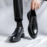 Height Boosting Men's Formal Shoes 3/6/8cm Spring Classic Fashion Business Luxury Men's Versatile Oxford Suit Shoes