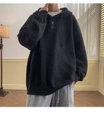 American style trend personalized trend lazy style for men and women hooded sweater loose and casual knit top for couples y2k