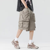 New Summer Men Cotton Cargo Shorts Men American Clothing Casual Breeche Bermuda Beach Jogger Shorts Male