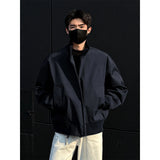 Autumn Short Jacket Men Fashion Casual Baseball Jackets Men Streetwear Hip-hop Loose Bomber Jacket Mens Large Size 4XL