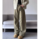 NEW pants Unisex Straight Leg Loose Fit Cotton Casual Pants Outdoor Sportswear  Trendy Versatile Trousers Men Women Fashion