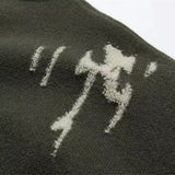 Japanese Trendy Men's Sweaters Light Luxury Knitted Color Clashing O Neck Long Sleeve Pullover Casual High Street Knitwear M-3XL