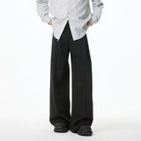 Spring Design Patchwork Casual Trousers man Loose Wide Leg Waist Comfort Stretch Elastic Athleisure Pants Travel Fashion