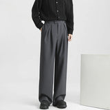 Men's Light Luxury Naples Slim-fit Suit Pants Casual Japanese Retro Premium Quality Elegant Popular Leisure Trousers 2026 Spring