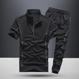 Top Pants Sets Man Polyester T Shirt Slim Fit Sports Suits Cotton Essential Fashion Tracksuit Cheap Young La Kpop Men's Clothing