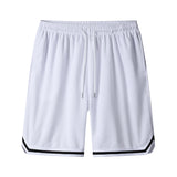 Summer Elegant Fashion Harajuku Slim Fit Male Clothes Loose All Match Sport Casual Shorts Solid Pockets Straight Cylinder Shorts