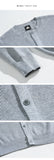 Men Autumn and Winter Knitted Cardigan Long-sleeved Sweater, Fashionable Single-breasted, Advanced Sense, Pure Color, Loose Coat
