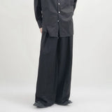 New Suit Pants Mens Dress Pants Loose Oversized  Wide Leg Pants Summer Casual Straight Retro Mopping Trousers Formal Trousers