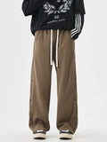 Fashion Men's Baggy Straight Casual Pants Cotton Comfortable Stretch Trousers Sweatpants Joggers Classic Black Khaki Male Clothe