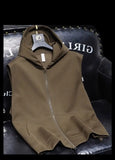 American Vintage  Simple Waistcoat Large-size Casual Loose Sleeveless Hooded Vest Men's Spring Autumn Versatile Vest Jacket Chic
