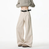 Spring Design Patchwork Casual Trousers man Loose Wide Leg Waist Comfort Stretch Elastic Athleisure Pants Travel Fashion