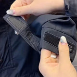 New Luxury Autumn Men's Jacket Korean Fashion Half-zip Fashion Hooded Outdoor Jacket Mens Spring Black Coat Pocket Sportswear