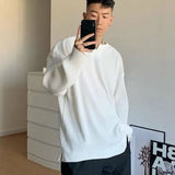 T Shirt for Man White Big Size Top V Neck Men's Clothing Oversize Xl A Luxury Streetwear Xxl Quotes Korean Autumn Casual F