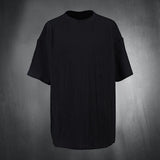 Summer High Quality Men's Clothing Japanese And Korean Style Loose Large Size Cool Casual Short Sleeve Shorts Two-piece Set