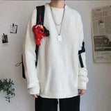 New Men's Sweater Autumn Fashion Solid Color Wool Sweater Slim Fit Men's Street Wear Men's Knitted Sweater Men's Pullover