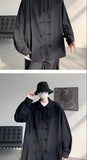 New Classic Shirt Men Clothing Chinese Style Long-sleeved Buttoned Scholar White Shirt Ancient Style Fashionable Casual Blouse