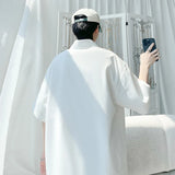 Preppy Style Men's Floral Shirt Summer Print Shirts Short Sleeve Tops Streetwear Loose Casual Hawaiian Shirts Men Clothing