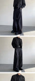 Wide Leg Pants Men Simple Baggy Smart Casual High Street Handsome All-match Korean Fashion Daily Full-length Trousers Classic