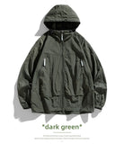 UPF50+Men's Hooded Windbreaker Sunscreen Jacket - Ultra Light Summer Zipper Pocket Elastic Cuffs  Suitable for Outdoor Hiking