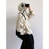 Sports Travel Set Men Lightweight Thin Hooded Charge Jacket+Quick Drying Pocket Drawstring Cargo Pants Suit Summer Outdoor 2-pcs