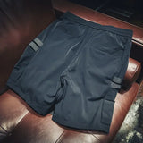 Mens Cargo Shorts Wide Loose Elastic Waist Short Pants for Men Baggy with Draw String Fashion Popular Streetwear Beautiful