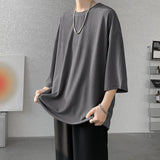 men t shirts Summer Men's White Cool T-shirts Women Oversized 5XL Korean Style Loose Striped T-shirt Casual T-Shirt Male