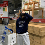 Text-Print Hooded Sweatshirt