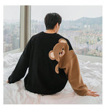 Wool Embroidery Bear Sweater