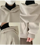 Woolen Sweatshirt with Kangaroo Pocket