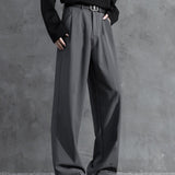 [High-End | Wrinkle-Free] Wrinkle-Free High-End Men's Loose Straight Trousers | for Spring And Summer | with a Draping Effect