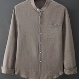 Men's Casual Button- Shirt