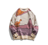Gotmes Harajuku vintage rabbit ugly sweater streetwear pullover men super cute anime knitwear sweating video hip hop grandpa sweater