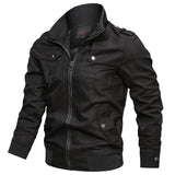 Spring Autumn Jacket Men Cotton Windbreaker Bomber Coat Military Men's Tactics Jackets Man Cargo Casual Jacket Mens Clothes