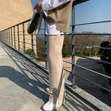 SPLIT WIDE STRAIGHT PANTS