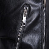 Motorcycle Pilot Leather Jacket Fashion Brand Men's Designer Punk Wind Oblique Zipper Design Men's Leather Jacket Coat