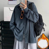 Gotmes Men's shirt casual Korean ruffian handsome corduroy jacket trend Harajuku all-match Hong Kong style autumn long-sleeved shirt
