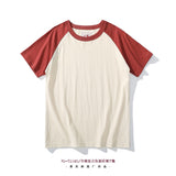 Akkad Kuti  Japanese Retro Style Male Crew Neck Raglan Sleeves TShirts Student Casual Good Collocation Tee 100% Cotton